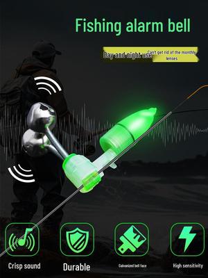 Luminous Anti-Swing Fishing Rod Alarm with Bell for Night Sea Fishing