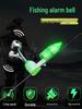 Luminous Anti-Swing Fishing Rod Alarm with Bell for Night Sea Fishing