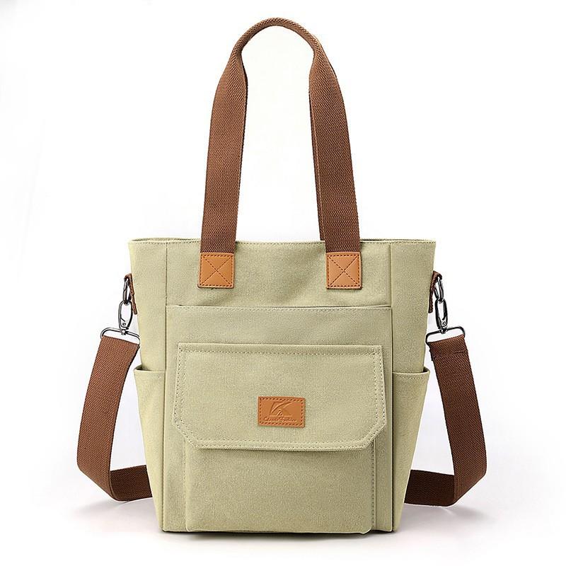 Large-capacity Casual Commuting Shoulder Bag Fashionable Canvas Women s All-matching Portable