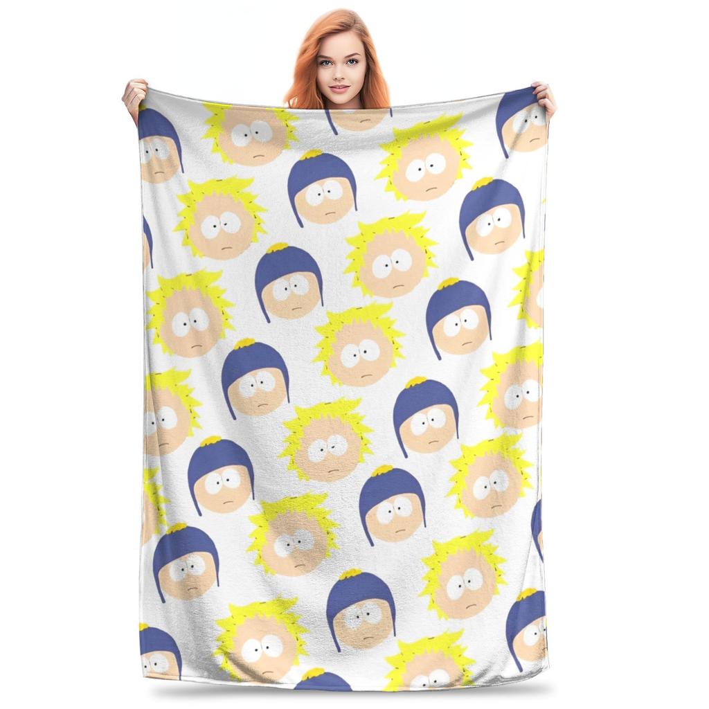 Super Soft Souths Parked Throw Blanket Premium Flannel Fleece Lightweight Bed Blanket Fuzzy Plush Blankets All Season Use