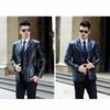 Large Size 7XL Leather Suit Loose Lapels Leather Jacket Men's Plus Size Leather Casual Suit Jacket