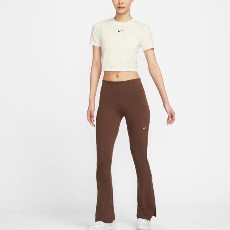 Nike Sportswear Essential Slim Fit Cropped T-Shirt Women Tops Milk-White FB2874-133