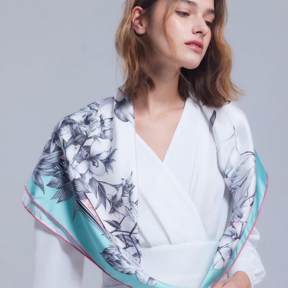 Mercion Nostalgic Garden Scarf Mint