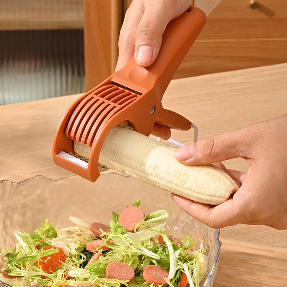 Food Manual Slicers,Stainless Steel Salad Chopper,Rust-Proof Potato Onion Tomato Slicers,Vegetable Fruit Slicers For Salad