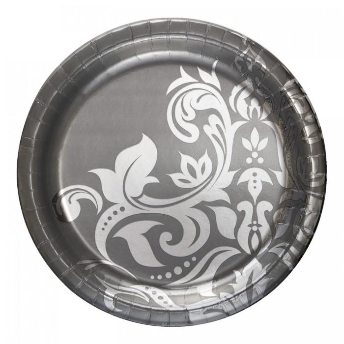 Creative Party Paper Round 25th Anniversary Party Plates (Pack of 18)