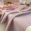 100% Cotton Summer Gauze Blanket - Lightweight, Three-Layer Design for Office, Nap, or Sofa
