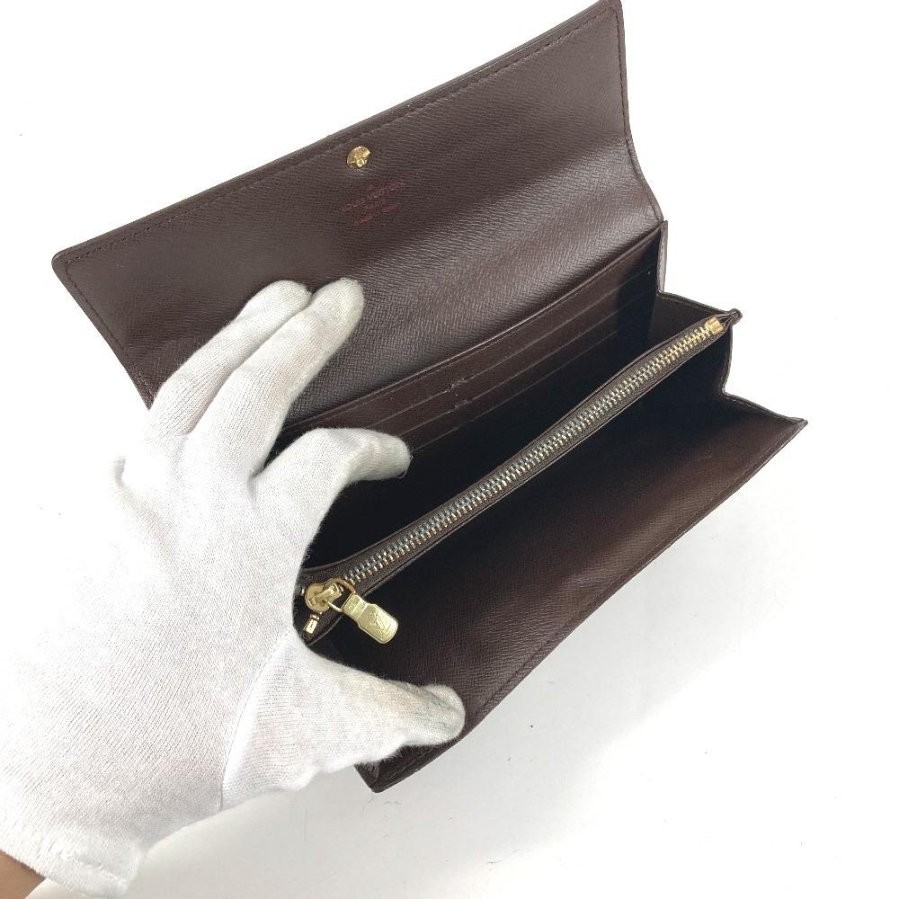 Louis Vuitton N61734 Damier Portefeuille Sarah long wallet bifold Long Wallet