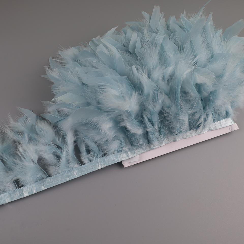 Feather10-15cm Marabou Feathers Trim DIY Wedding Turkey Feather Ribbon Crafts Sewing Clothing Party Plume Handmade Home Decor