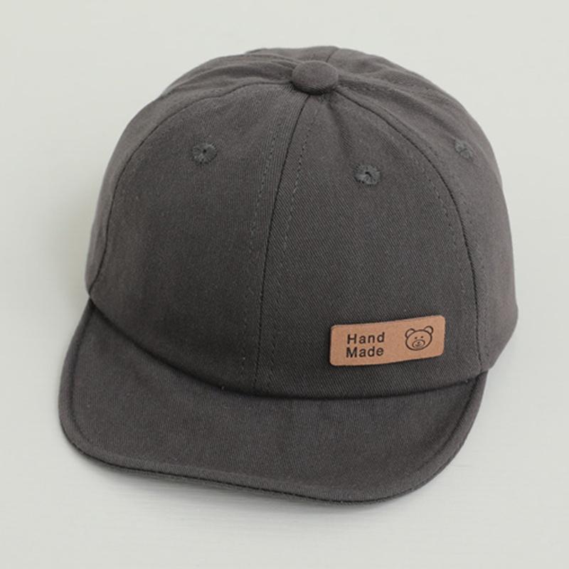 

Детская бейсболка, детская шляпа от солнца, кепки с мягкими полями для мальчиков и девочек серый