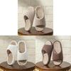 Linen Slipon Sandals For Adults With Nonslip Tpr Soles Comfortable Casual Summer Housewear