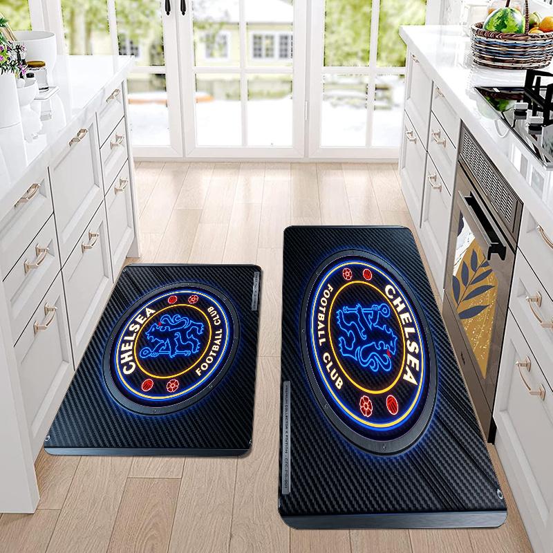 Chelsea FC Flannel Area Rug Soft Kitchen Floor Mat Non Slip Carpet Room Decor
