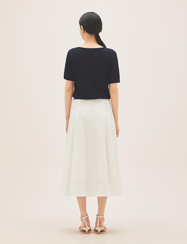 Roem Long Flare Skirt Rmwhg26R11
