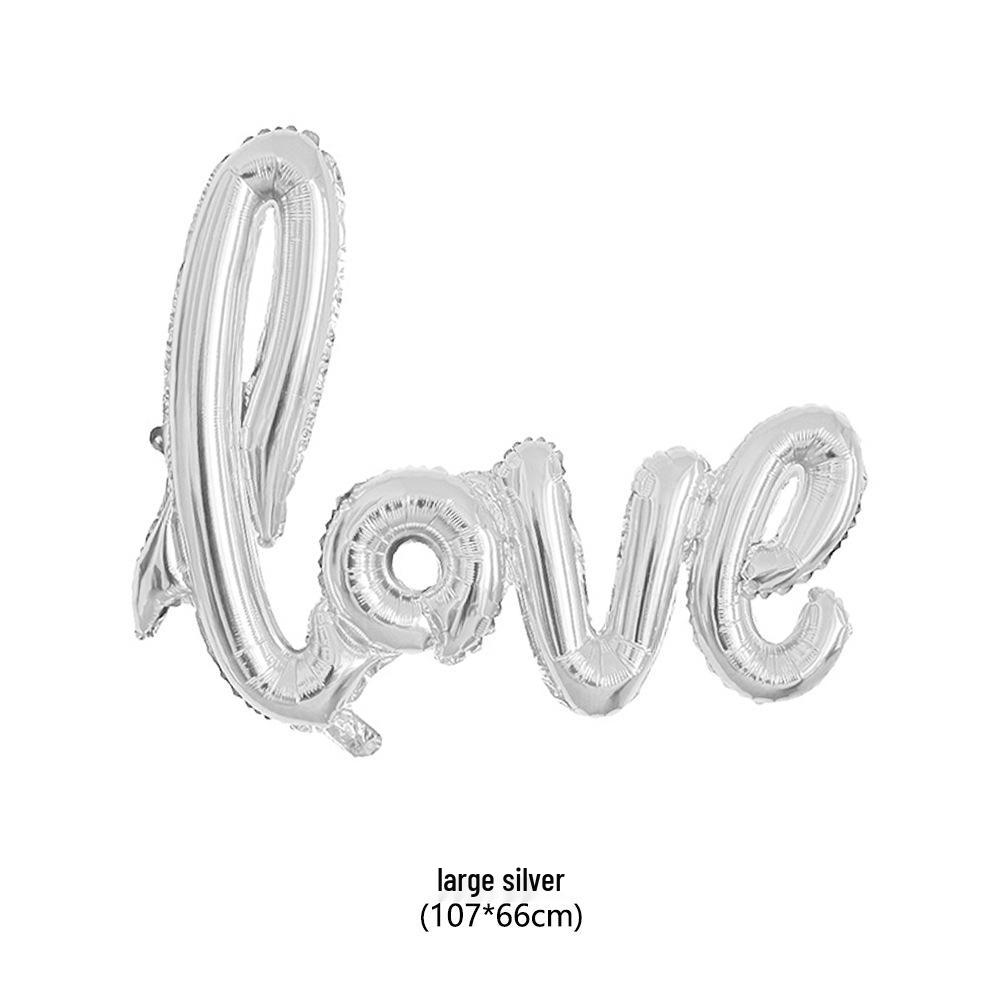 LOVE Letters Aluminum Foil Balloon for Wedding, Valentine's, and Proposal Decorations
