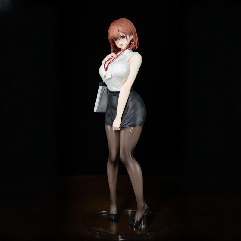 

28cm Genuine ModelWay Miss OL Anime Figure Udon Artist New Product Desktop Cute Ornament Computer Case Decoration