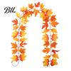 Weather Resistant Entryway Decoration 100/175/200CM Artificial Maple Leaf Garland, UV Faux Autumn Leaves Garland Rattan, Realistic Hanging Vine