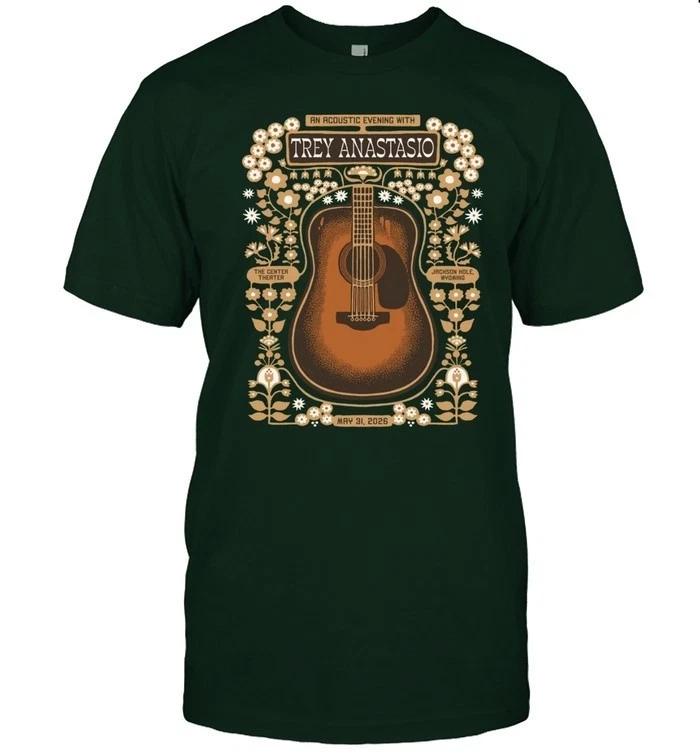 Trey Anastasio Jackson Hole Wy Tour 2026 Shirt S