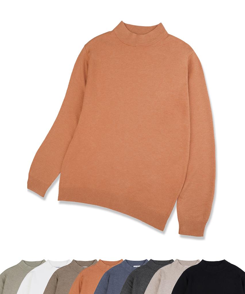 NUBINDA Washable Half Turtleneck Knit [8 Colors]