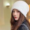 Plüsch Mützen Hüte Für Frauen Winter Warm Einfarbig Baggy Fleece Wolle Skullies Mütze Outdoor Kälteschutz Verdickte Kappen