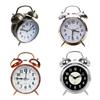 Stylish 4 Inch Night Light Alarm Clock With Silent Quartz Movement In Elegant Copper Finish