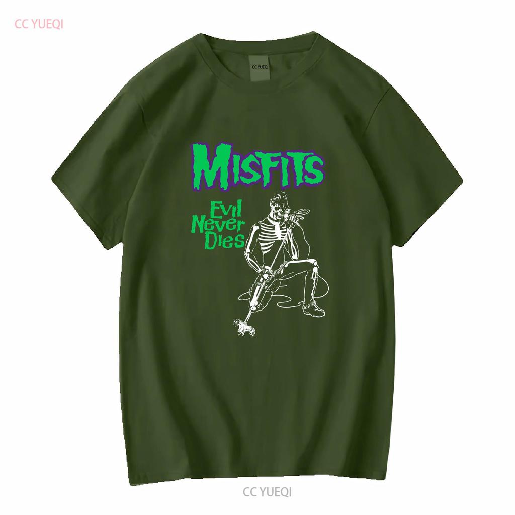 Vintage 80s MISFITS Evil Never Dies T Shirt Legacy of Brutality 1980s Danzig Punk Horror Goth Screen Stars Tag Vintage Washed