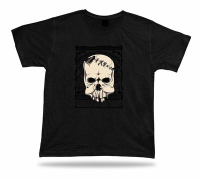 Tshirt Tee Shirt Birthday Gift Idea Native Skull Stitches Death Emblam Evil