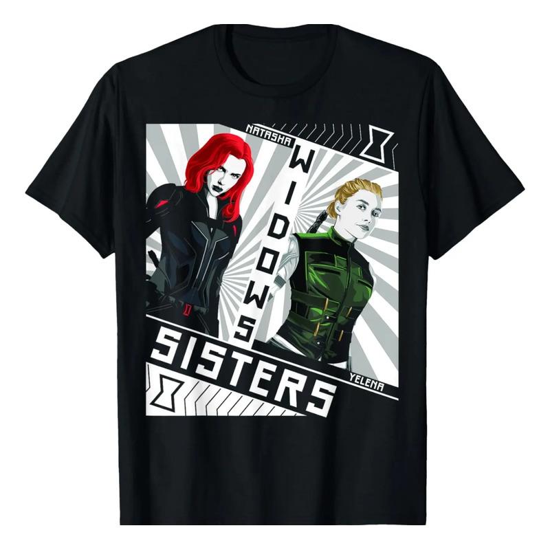 Camiseta Marvel Black Widow Natasha Yelena Widows Sisters S разноцветный