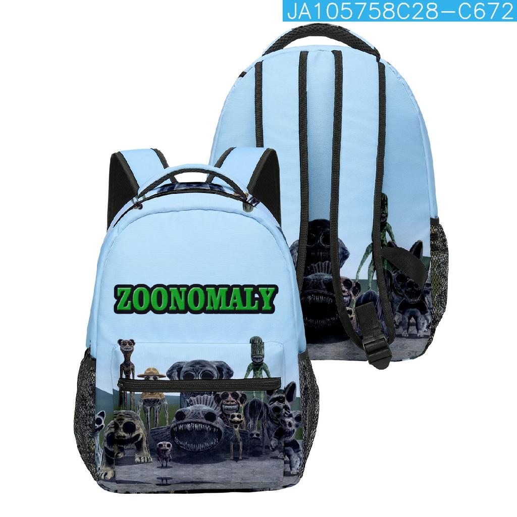 Cartoon Popular Funny Zoonomaly student Bookbag Notebook Backpacks 3D Printed Oxford Waterproof Boys/Girls Travel Backpacks