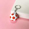 Compact Lightweight Keychain Pendant, Football Shape Key Holder, Smooth Surface Portable Fan Gift Accessory