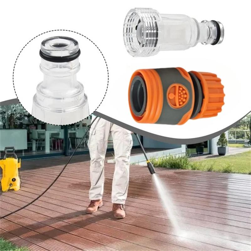 High Pressure Washer Water Filter Car Washer Adapter Automobile Washing Machine Water Connector Set Hose Pipe Fitting