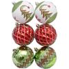 Christmas Ornaments Hand Painted Balls Seasonal Handling Resistance
