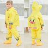 Impermeabile per Bambini Impermeabile Intero Pantaloni da Pioggia Corpo Integrato Impermeabile Ragazza Ragazzi Scuola Primaria Asilo Poncho per Bebè