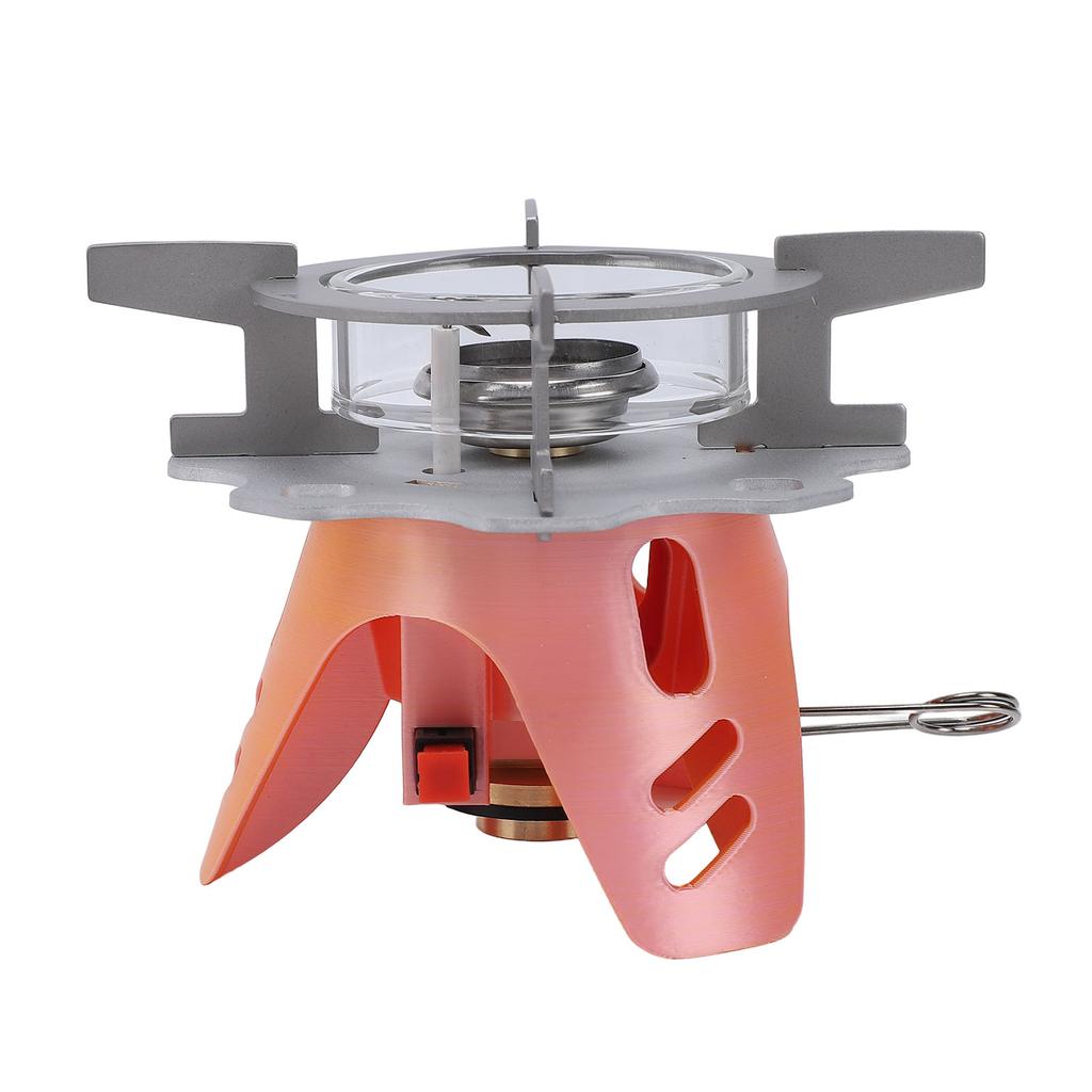 Backpacking Stove Multifunctional Windproof Camp Gas Stove with Piezo Ignition for Picnic Travel