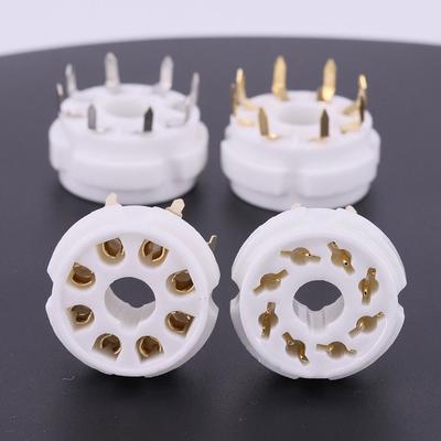 1Pcs 8Pin K8A Valve Base PCB Mount  for EL34 KT88 6V6 6SL7 5AR4 6L6 6V6 6CA7 Vintage Audio Amplifier