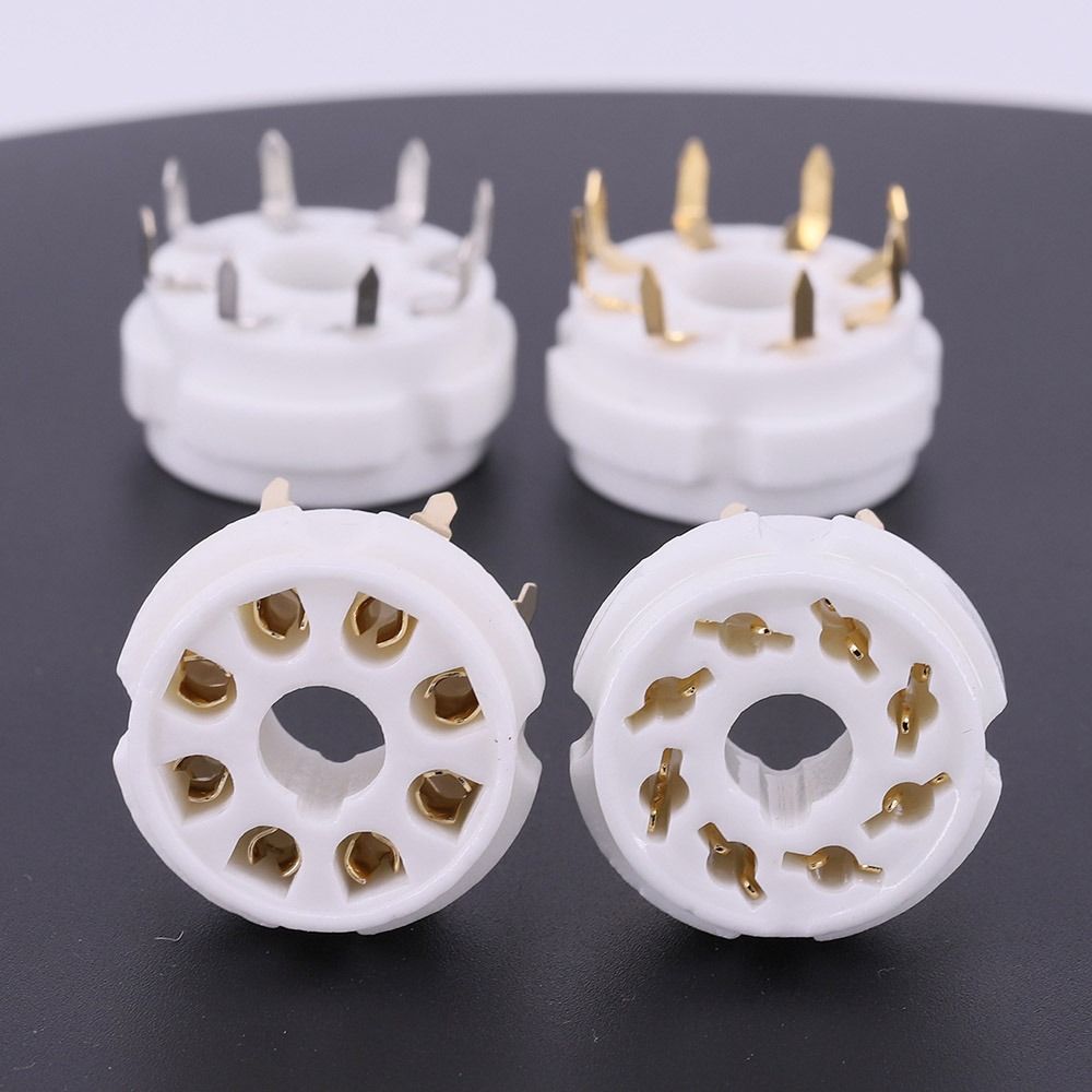 1Pcs 8Pin K8A Valve Base PCB Mount for EL34 KT88 6V6 6SL7 5AR4 6L6 6V6 6CA7 Vintage Audio Amplifier