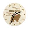 Bergamasco Shepherd Dog, Bergamasco Sheepdog – Clock with a Dog, Wooden Clock |