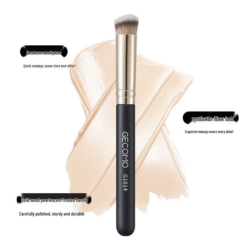 Sada štětců na make-up Gemon doporučená celebritami: 270 Korektorový a 370 Bezšmouhový podkladový štětec, Měkké štětiny, Ideální pro začátečníky.