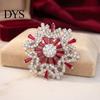 Sparkling Snowflake Brooches Brooch Pin for Women, Rhinestone Alloy Lapel Women Formal Pins Pin, Decorative Accessory Coats Sweaters Suits Dresses