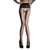 Electric Wave Lace Aurora Jacquard Seamless Crotch Stockings for Women Ultra-thin 5D Sexy Shiny Open-crotch Pantyhose