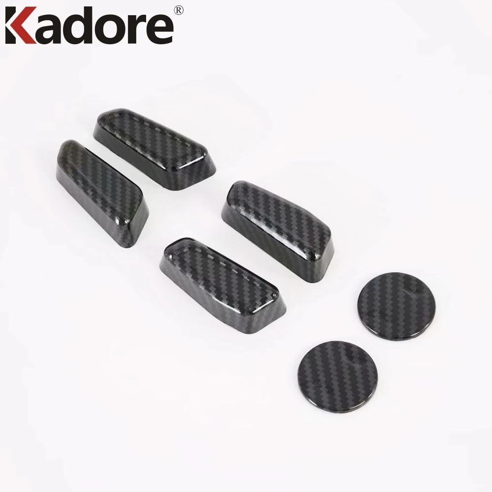For Hyundai Sonata -  2024 Carbon Fiber Car Seat Adjustment Switch Control Button Cover Trim Interior Accessories