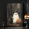 Large Orange Disco Pumpkin Prints and Posters, Retro Halloween Wall Arts, Fall Canvas Decoration, Wall Decor, No Frame