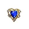 10Pcs Manicure Decor Sparkling Stunning Visual Effect Three-dimensional DIY Nail Heart Colorful Fake Diamond Nail Alloy Ornament Nail Supplies