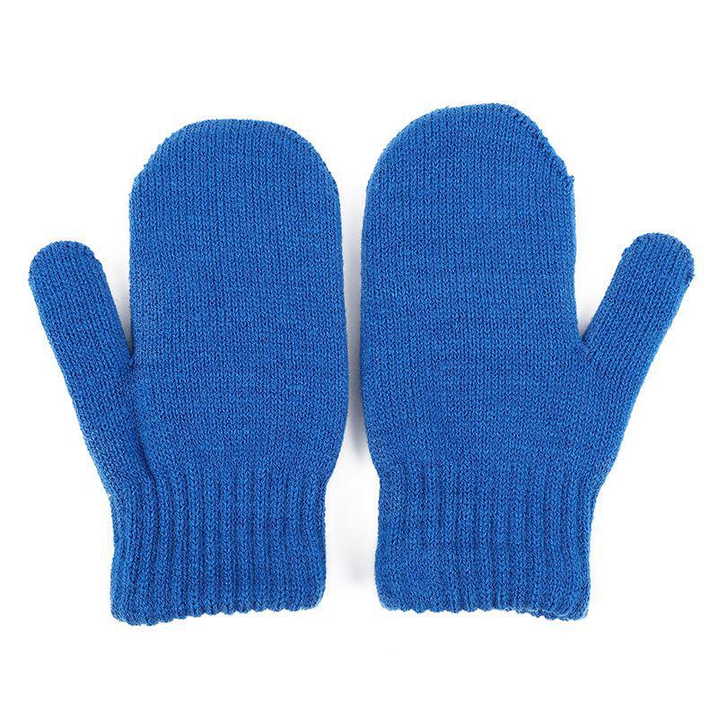Dicke Strickhandschuhe aus Plüsch für Damen für Herbst und Winter – warme, süße, doppellagige Handschuhe