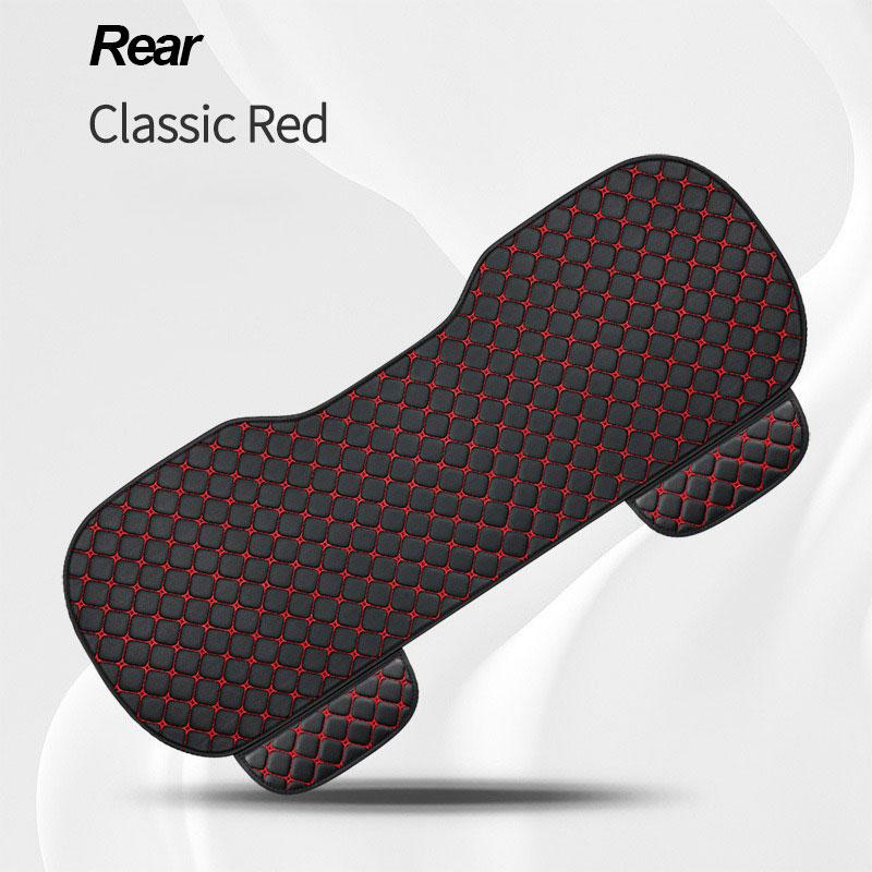 PU Leather Car Seat Cover Universal Seat Cushion Auto Chair Protective Cover Auto Protector Pad with Storage Pocket