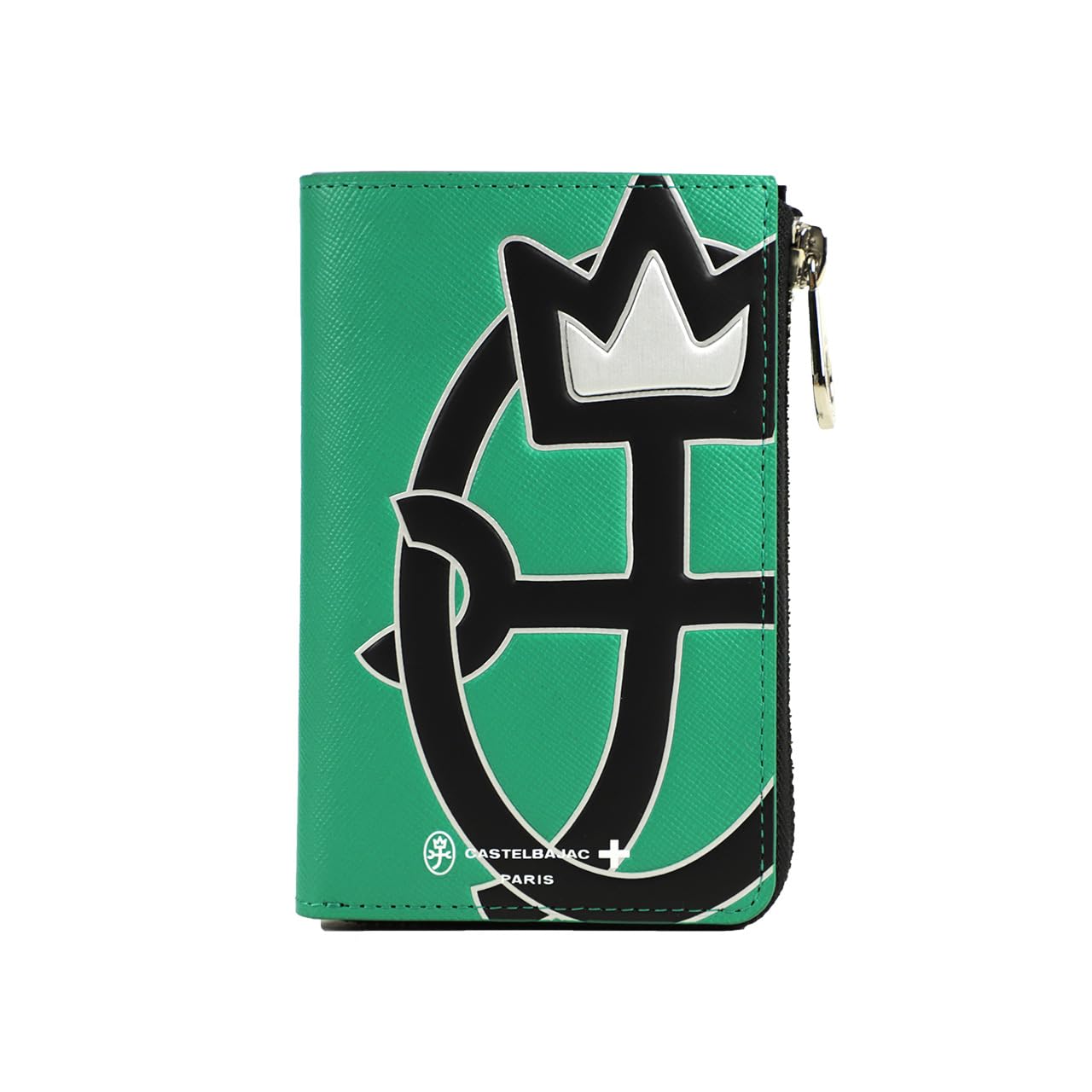

Castelbajac Bi-fold Wallet with Coin Purse, Upura 054623, Green