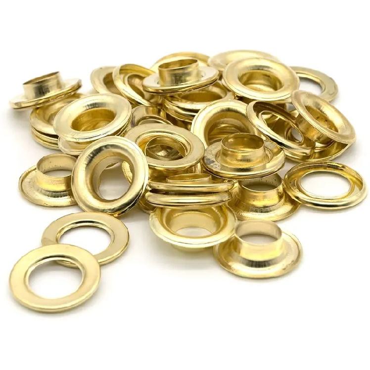 1000pcs Grommet Kit Metal Eyelets 8mm/10mm/12mm/14mm/17mm With Washer For Curtains Leather Canvas Belt Silver Gold