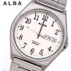Seiko Watch Alba Watch Men's Quartz Stainless Steel Titanium for Everyday Use Reinforced Waterpro...