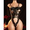 Hot Desire Lingerie Outfit Bow Body Gift Open Bra Bondage Babydoll Erotic Pajamas  Crotchless Porn Bodysuit Women Underwear