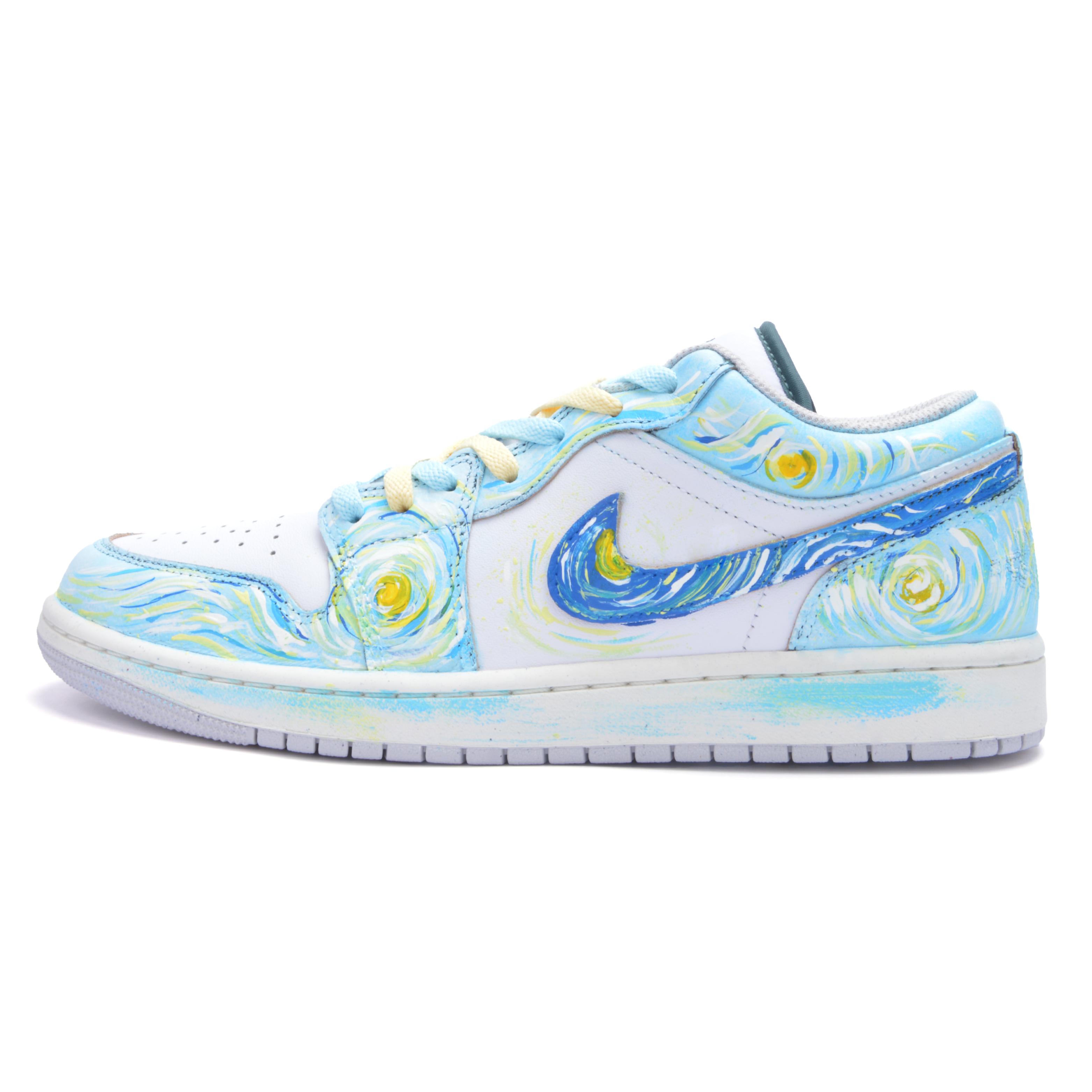 

Jordan Air Jordan 1 Cushioning Abrasion Resistant Cushioning, Wear Resistant Low top Vintage Basketball Shoes Unisex FQ7687-300(Team1326-) 35.5