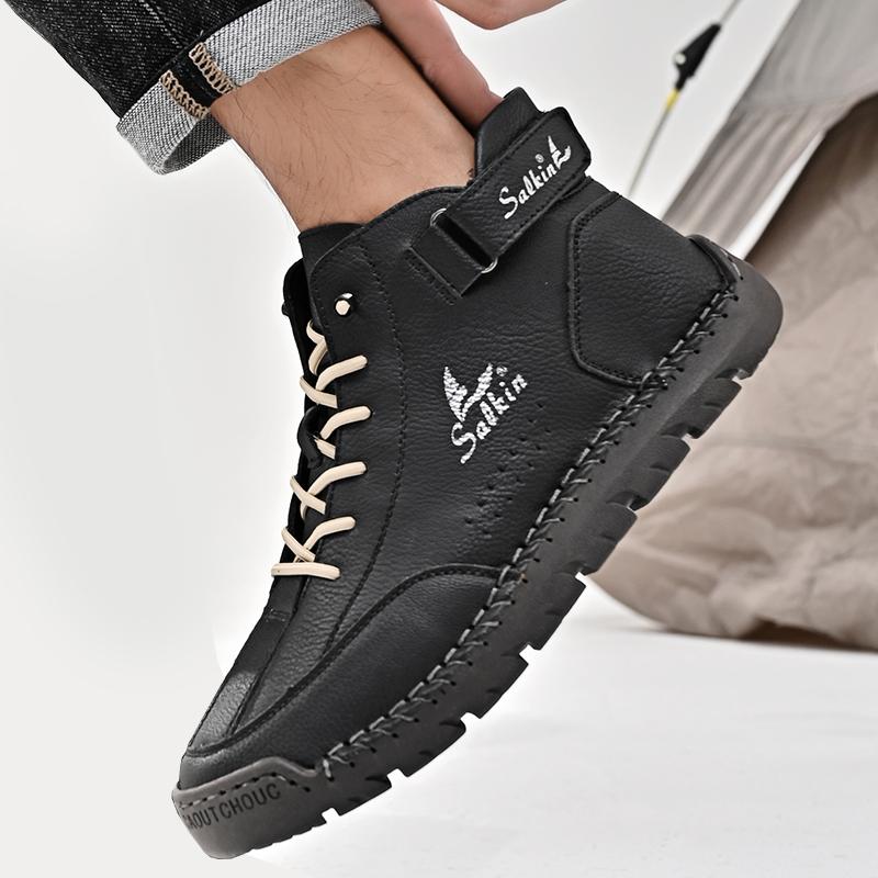 Leather Shoes Casual Sneakers Men Shoes Driving Comfortable Split Leather Shoes Men Loafers Moccasins Tooling Shoes