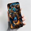 Hülle für ZTE Blade A7 (2020) Handyhülle Mattschwarz Luxus Drache Niedlich Cool Jungen Mädchen Weiches Silikon TPU Schutz-Rückseite